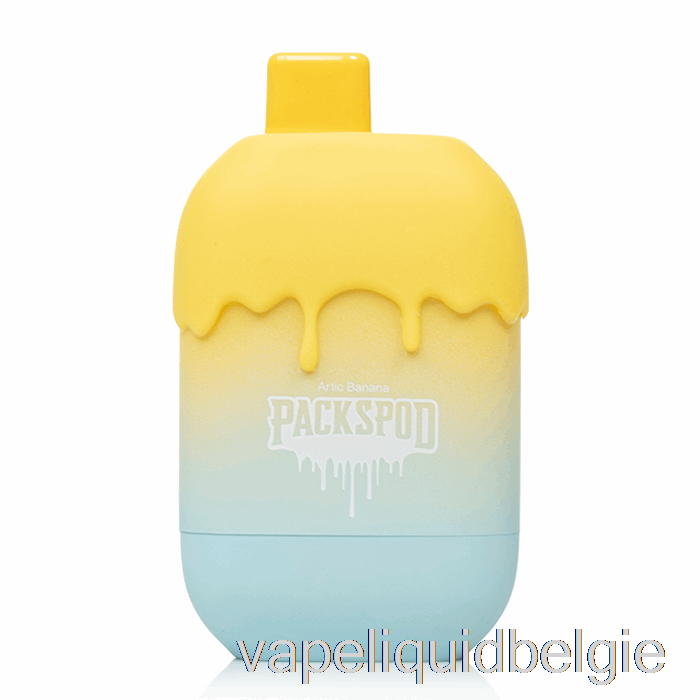 Vape Liquid Packwood Packspod 5000 Wegwerpbanaan Geflambeerd (poolbanaan)
